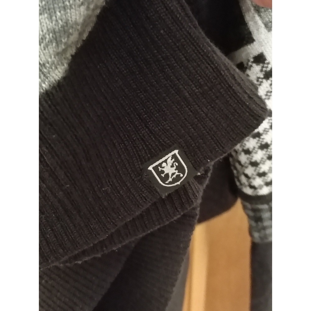 Stacy‎ Adams 2XLT Patchwork Jacquard Sweater, EUC – 1/4 Zip, Big & Tall - Picture 5 of 8
